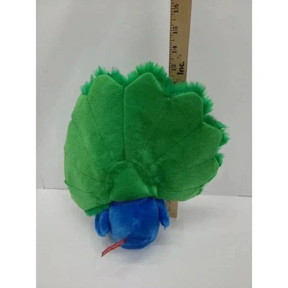 Hamleys Peacock 12 Inch Plush Stuffed Animal Green and Blue - Picture 2 of 6